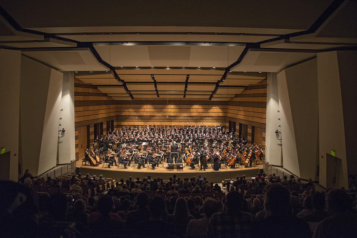 Behold the Sea Performance pictured in Griffin Concert Hall
